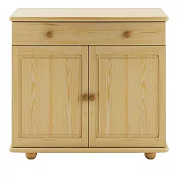 Komoda z masivní borovice 92x47x86cm - Dub