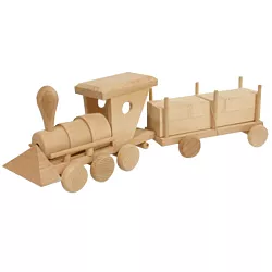 Maketa vláček z masivního buku - POSLEDNÍ KUSY