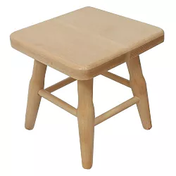Dřevěný taburet v.31cm - Olše
