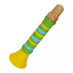 Dřevěná píšťalka zelená
