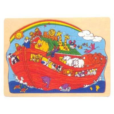 Dřevěné puzzle - Noemova archa