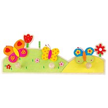 Dřevěný dětský věšák I - Louka