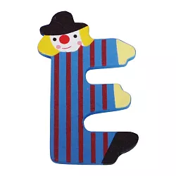 Dřevěné písmenko E (7,2 cm)