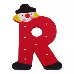 Dřevěné písmenko R (7,2 cm)