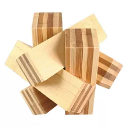 Dřevěný hlavolam velký - Hvězda II