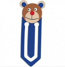 Záložka modrá - medvěd -POSLEDNÍ KUSY