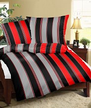 Povlečení krep - 140/200 + 70/90 - 279 Červený - POSLEDNÍ KUSY