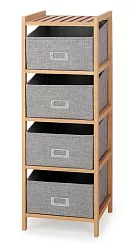 Regál REG 10 28x26x83cm - Přírodní