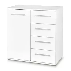 Komoda 77x40x82cm - Bílá