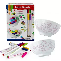 Barevné snídaňové mísy (2 kusy)