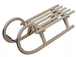 Sáňky dřevěné z masivního buku dl.110cm