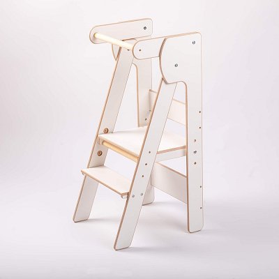 Učící věž skládací 41x47x88cm - White