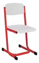 Školní židle LAVA - v. 51 cm - Zelená/Bílá