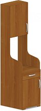 Skříňka pro vestavnou lednici 60x62(25)x75(205)cm - Buk bílý