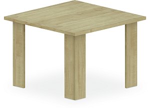 Konferenční stolek K01 - 80x80cm - Bílá