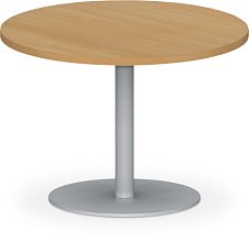 Konferenční stolek K04 - pr.60cm - Bílá