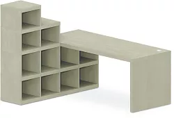 Stůl kombinovaný 180x150cm - Jasan