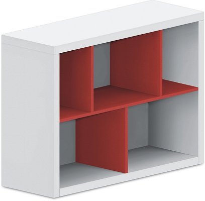 Policová skříňka 100x35x75cm - Brilliant white