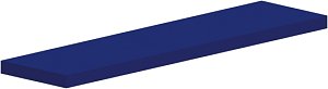 Police rovná 100x25x3,6cm - Brilliant white