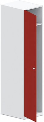 Šatní skříň 50x62x205cm - Brilliant white