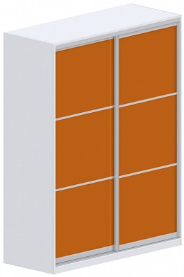 Šatní skříň s posuvnými dveřmi 160x62x205cm - Brilliant white
