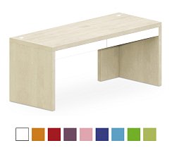 Psací stůl se zásuvkami 180x70cm - Bára - Brilliant white