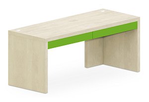Psací stůl se zásuvkami 180x70cm - Bára - Mamba green