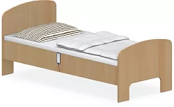 Lůžko 90x200x42/74cm - Dub Lindberg