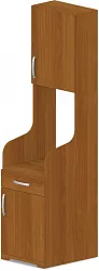 Skříňka pro vestavnou lednici 60x62(25)x75(205)cm - Dub Lindberg