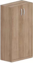 Policová skříň, dvířka 80x42x145cm - Dub Lindberg