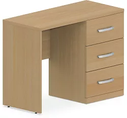 Stůl s deskovou podnoží 120x45cm - Dub Lindberg