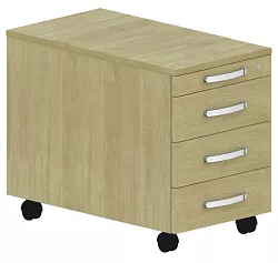 Mobilní kontejner 43x80x59,5cm - Šedá