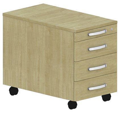 Mobilní kontejner 43x80x59,5cm - Bílá
