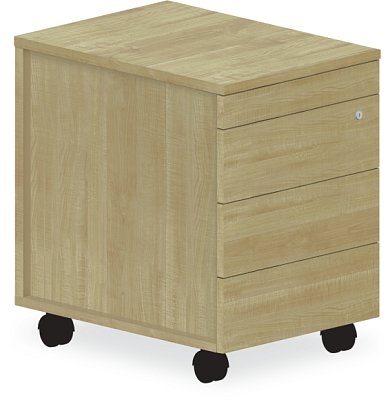 Mobilní kontejner bezúchytkový 43x80x59,5cm - Bílá