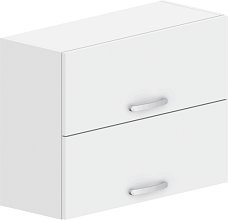Horní skříňka s výklopnými dveřmi 100x32x60cm - Bílá