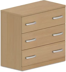 Komoda zásuvková 80x40x75cm - Buk bílý