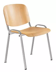 Konferenční židle 1120 L RAL - Stříbrně lakovaný rám