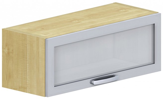 Horní skříňka s výklopnými dveřmi 80x32x30cm - Bílá