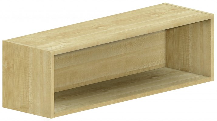 Horní skříňka otevřená 100x30x30cm - Bílá