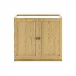 Kuchyňská skříňka z masivní borovice 80x50v80cm - Šedá