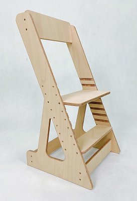 Jídelní rostoucí židle - Buk 45x42x87cm