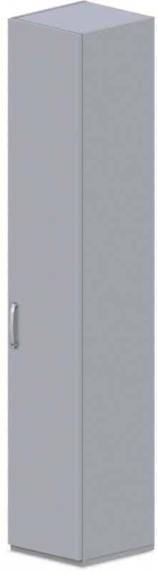 Skříň policová, dvířka 40x42x215,5cm - Šedá