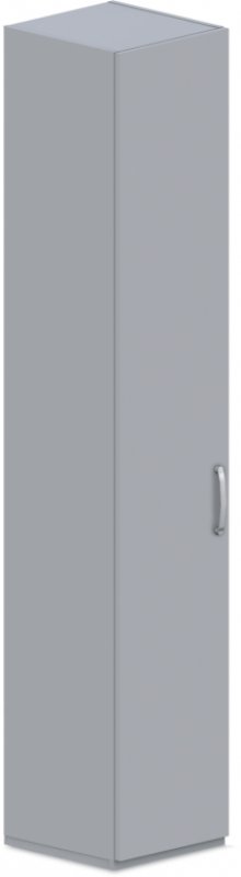 Skříň policová, dvířka 40x42x215,5cm - Šedá