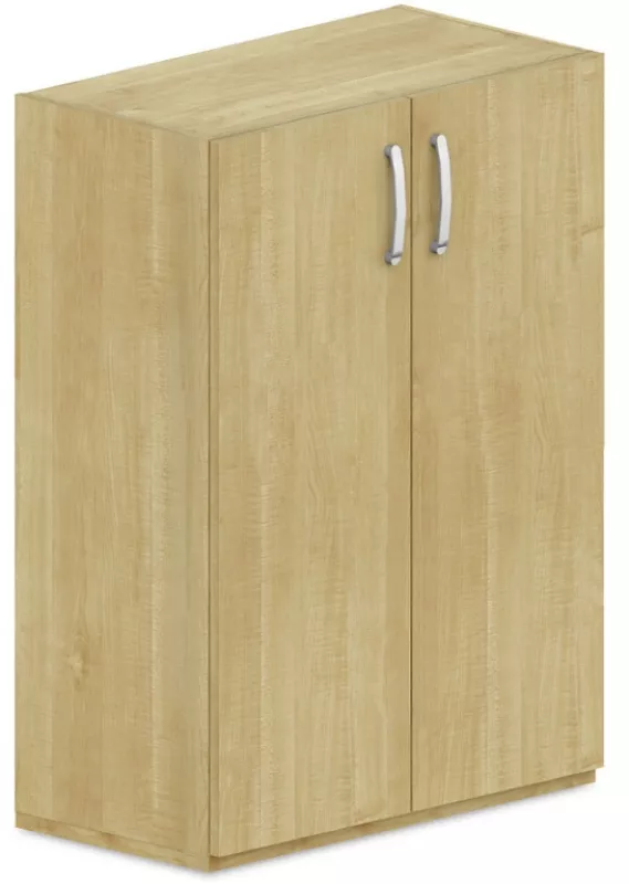 Skříň policová, dvířka 80x42x110cm - Šedá