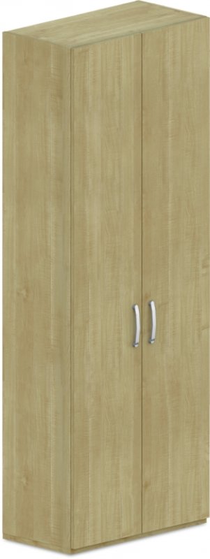 Skříň policová, dvířka 80x42x215,5cm - Šedá