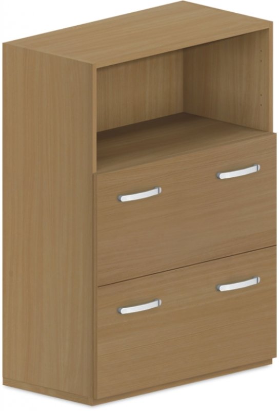 Skříň policová, registratury/niky 80x42x110cm - Šedá