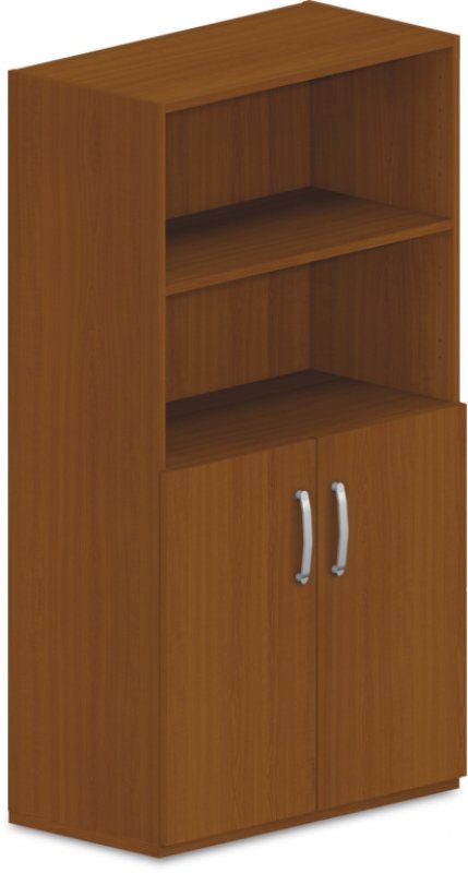 Skříň policová, dvířka/nika 80x42x145cm - Šedá