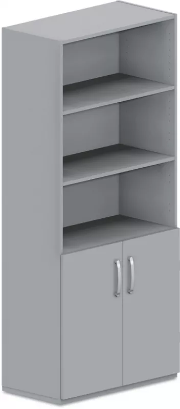 Skříň policová, dvířka/nika 80x42x180cm - Třešeň