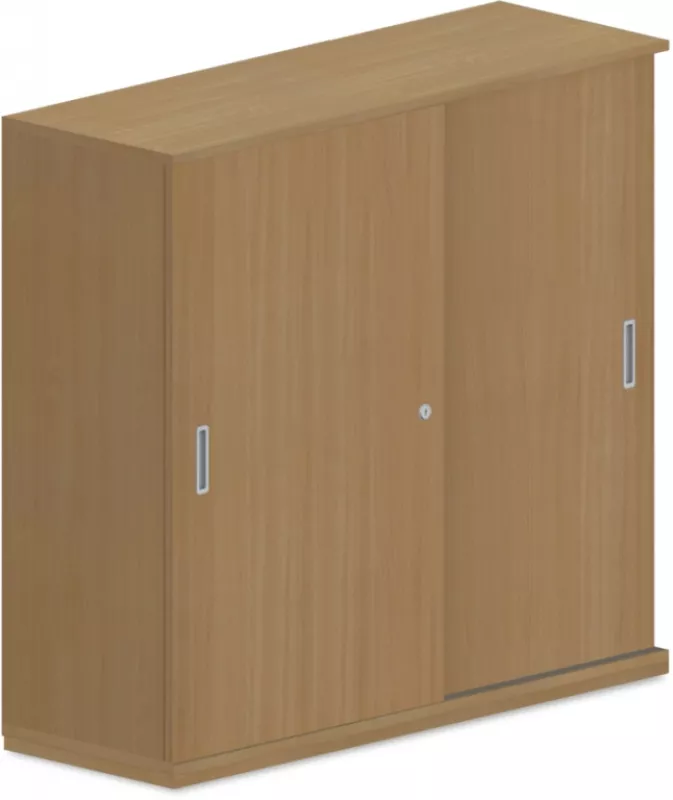Skříň s posuvnými dveřmi 120x40x110cm - Wenge