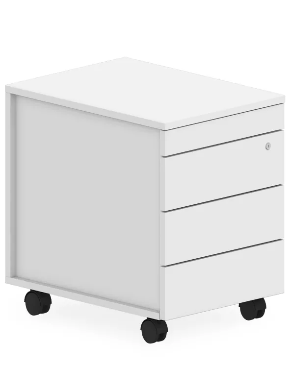 Mobilní kontejner bezúchytkový 43x58x59,5cm - Bílá